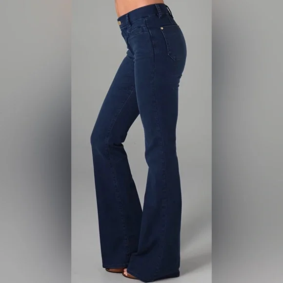 MiH jeans Marrakesh mid-rise, kick flare in Christie